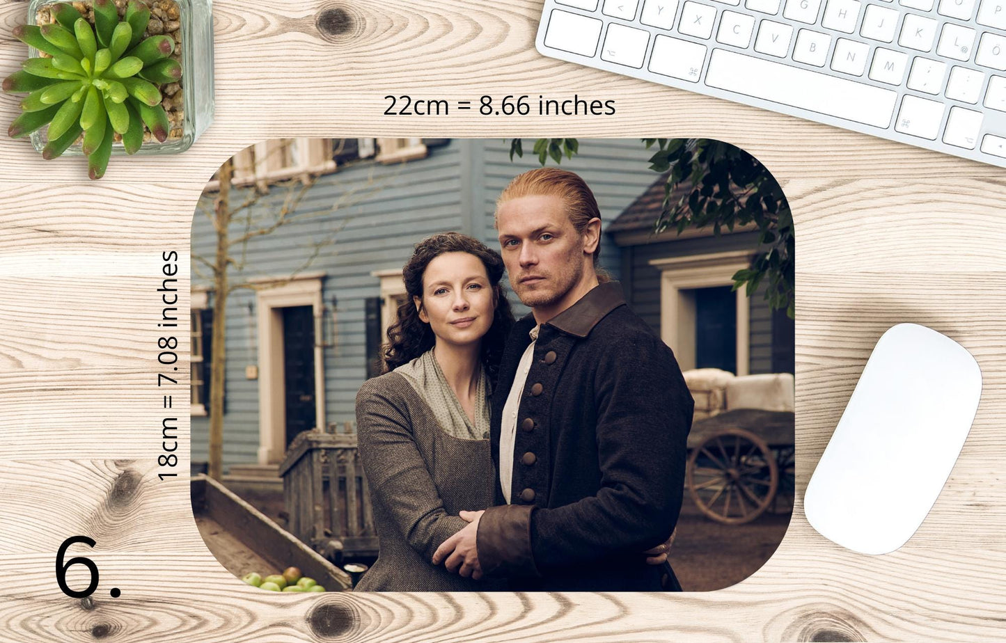 Podkładka pod mysz Outlander / Outlander – Claire i Jamie Fraser