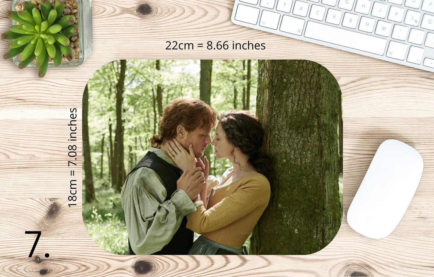Podkładka pod mysz Outlander / Outlander – Claire i Jamie Fraser