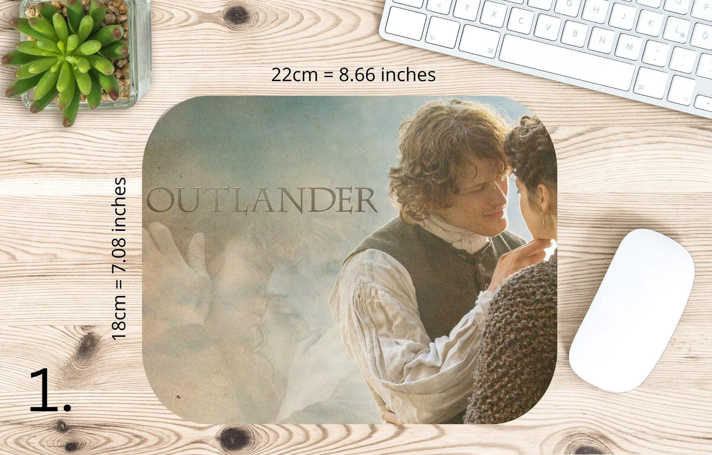 Podkładka pod mysz Outlander / Outlander – Claire i Jamie Fraser