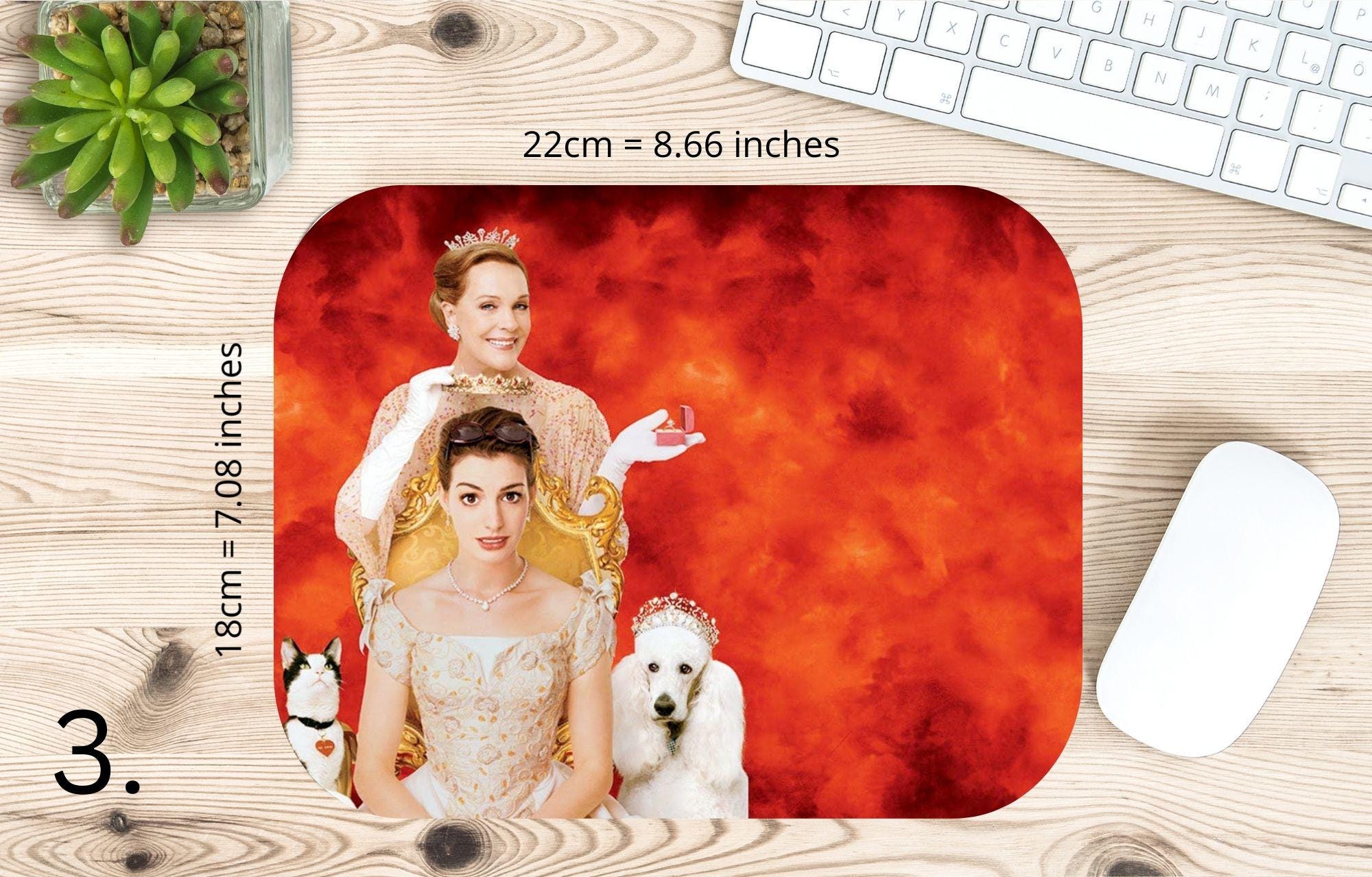 The Princess Diaries, Mia Thermopolis, Queen Clarisse Renaldi, Nicholas Devereaux, Helen Thermopolis |  MAUSEPAD, Gaming Mouse Pad