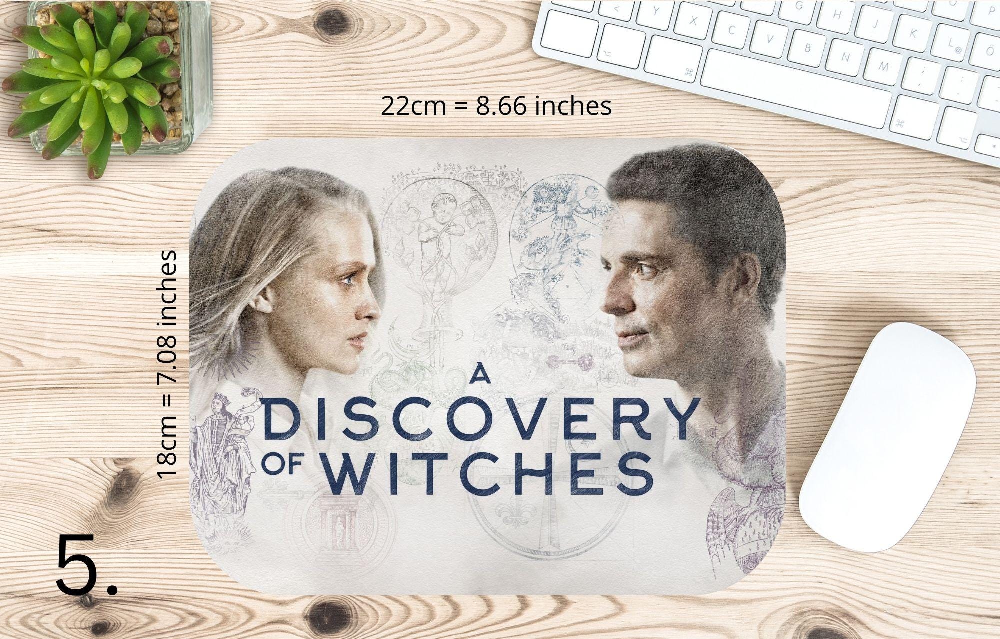 A Discovery of Witches, Diana Bishop, Matthew Clairmont, Benjamin Fuchs, Marcus Whitmore, Jack Blackfriars |  MAUSEPAD, Gaming Mouse Pad