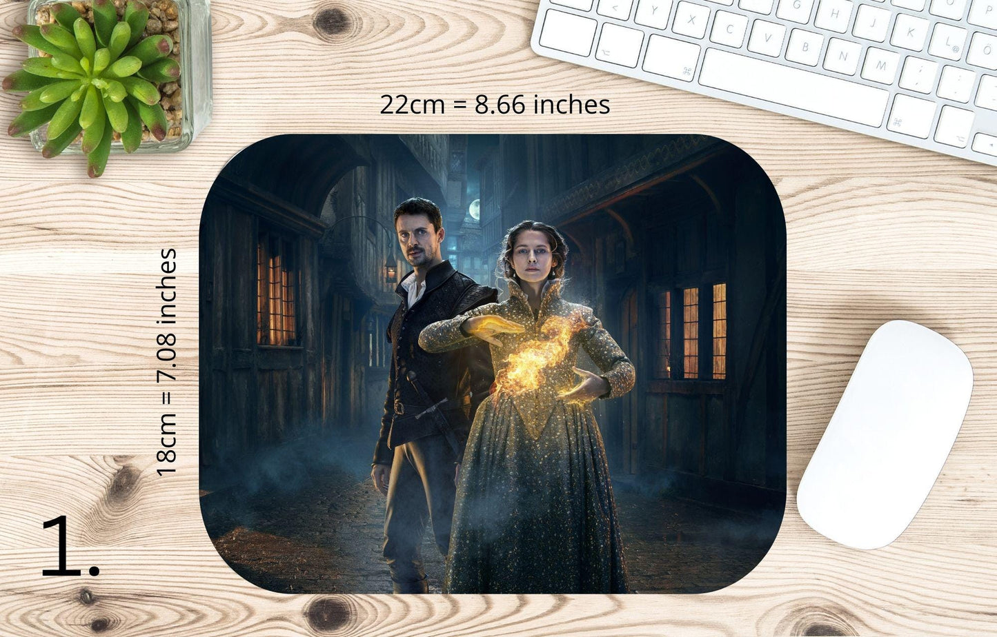 Podkładka pod mysz Księga Czarownic / A Discovery of Witches – Diana Bishop i Matthew Clairmont