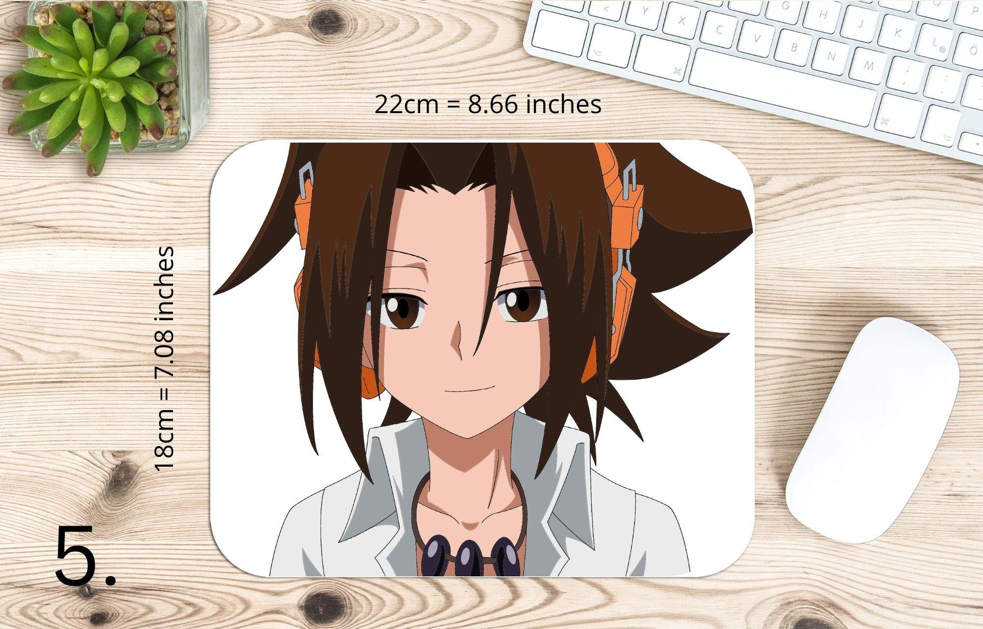 Shaman King, Asakura Yoh, Asakura Anna, Usui Horokeu, Tao Ren, Tao Jeanne, Amidamaru, Manta Oyamada, Ryunosuke |  MAUSEPAD, Gaming Mouse Pad