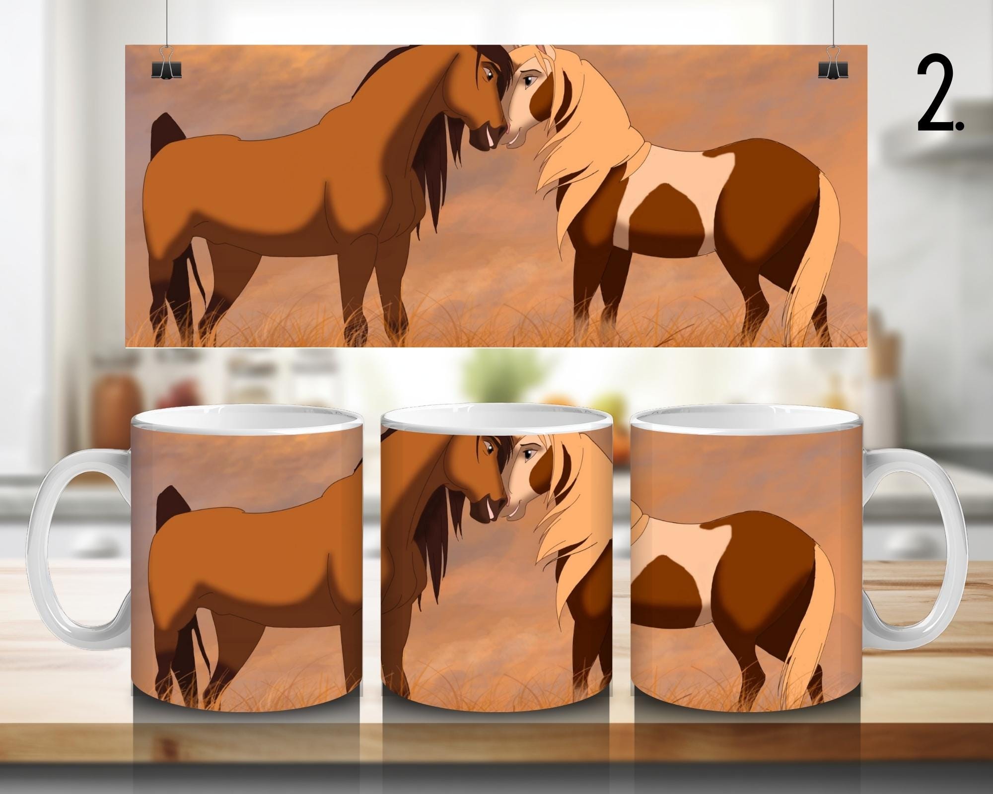 Spirit: Stallion of the Cimarron | 100% CERAMIC MUG, 11Oz = 330ml