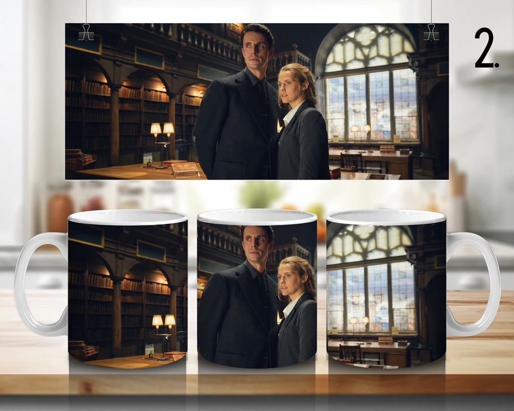 A Discovery of Witches, Diana Bishop, Matthew Clairmont, Benjamin Fuchs, Marcus Whitmore, Jack Blackfriars | 100% CERAMIC MUG, 11Oz = 330ml