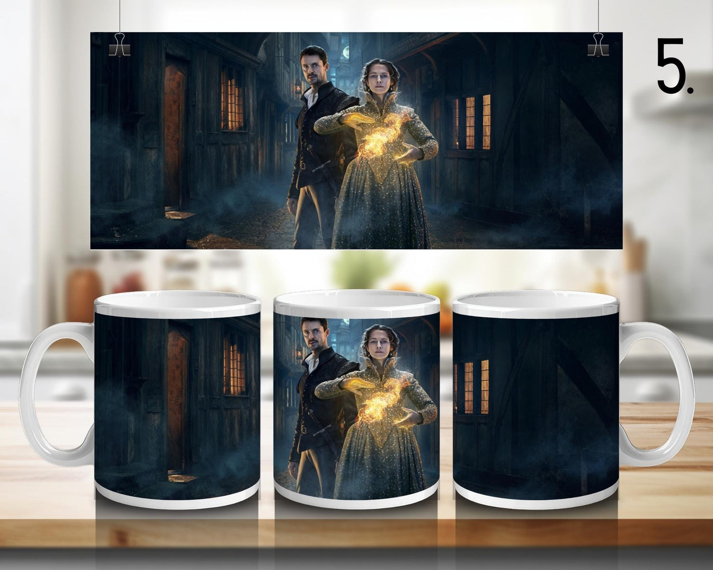 Kubek ceramiczny Księga Czarownic / A Discovery of Witches – Diana Bishop i Matthew Clairmont