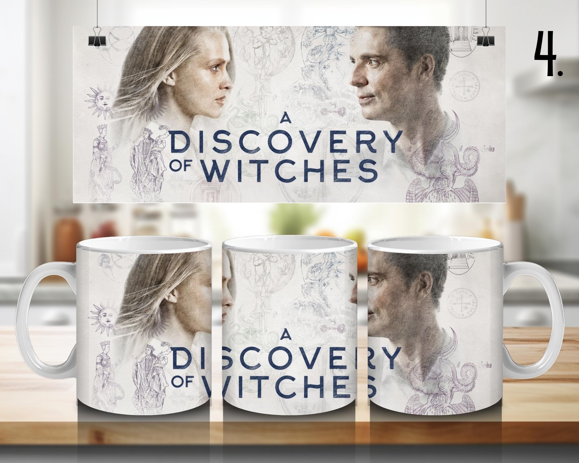 A Discovery of Witches, Diana Bishop, Matthew Clairmont, Benjamin Fuchs, Marcus Whitmore, Jack Blackfriars | 100% CERAMIC MUG, 11Oz = 330ml