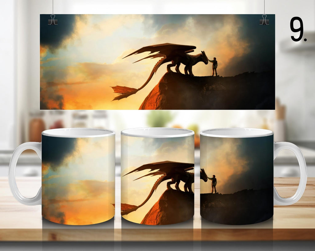 How to Train Your Dragon, Toothless, Hiccup, Astrid, Fishlegs, Ruffnus, Tuffnut, Snotlout, Stoick, Stormfly | 100% CERAMIC MUG, 11Oz = 330ml