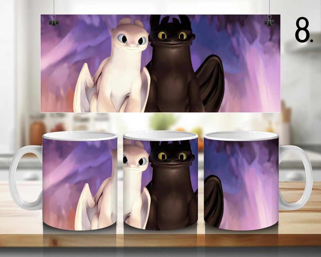 How to Train Your Dragon, Toothless, Hiccup, Astrid, Fishlegs, Ruffnus, Tuffnut, Snotlout, Stoick, Stormfly | 100% CERAMIC MUG, 11Oz = 330ml