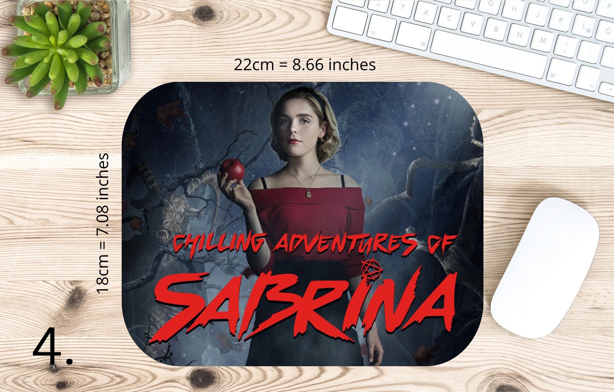 Chilling Adventures of Sabrina, Sabrina Spellman, Zelda Spellman, Hilda Spellman, Ambrose Spellman |  MAUSEPAD, Gaming Mouse Pad
