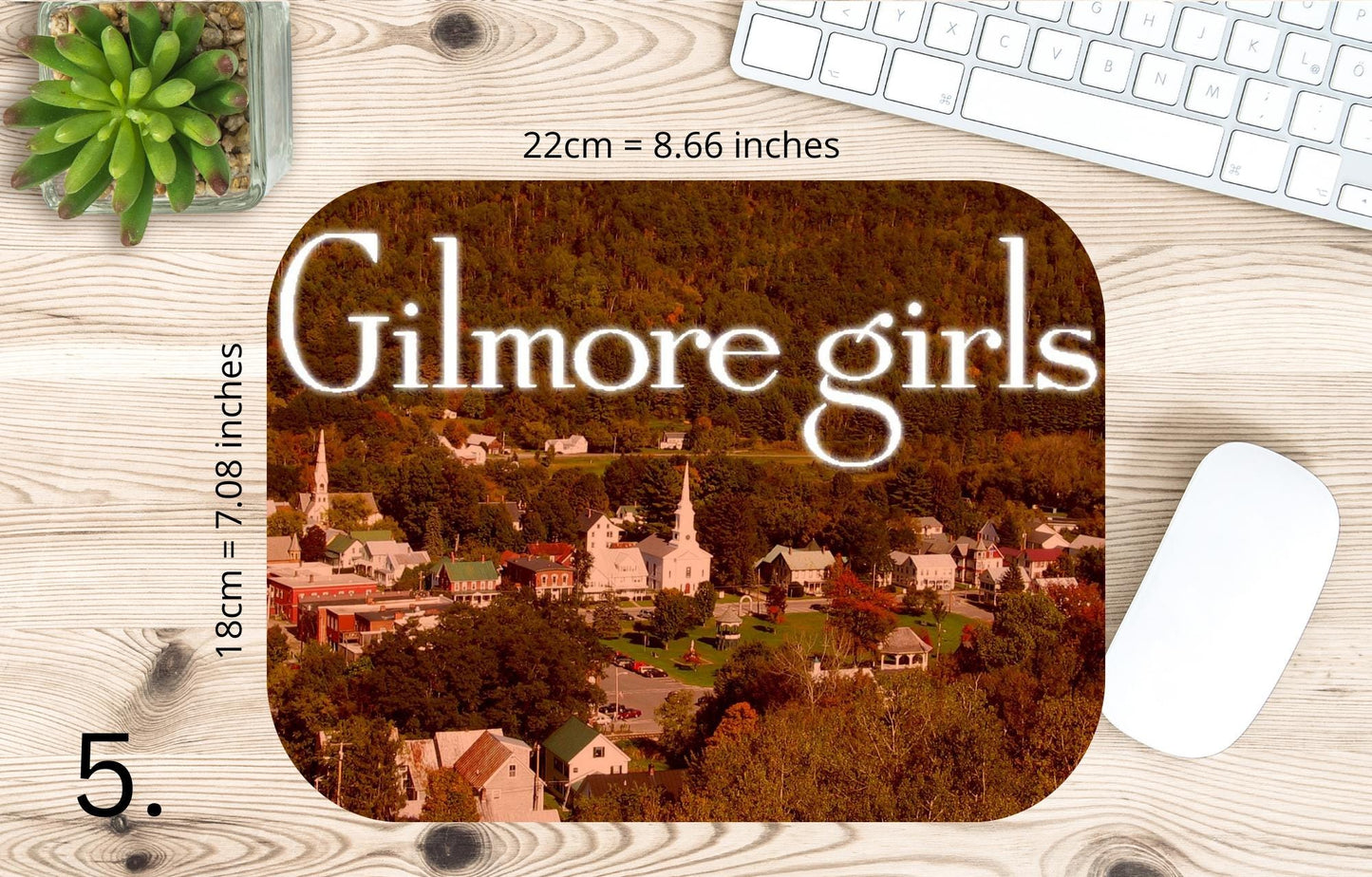 Gilmore Girls Mousepad - Lorelai and Rory
