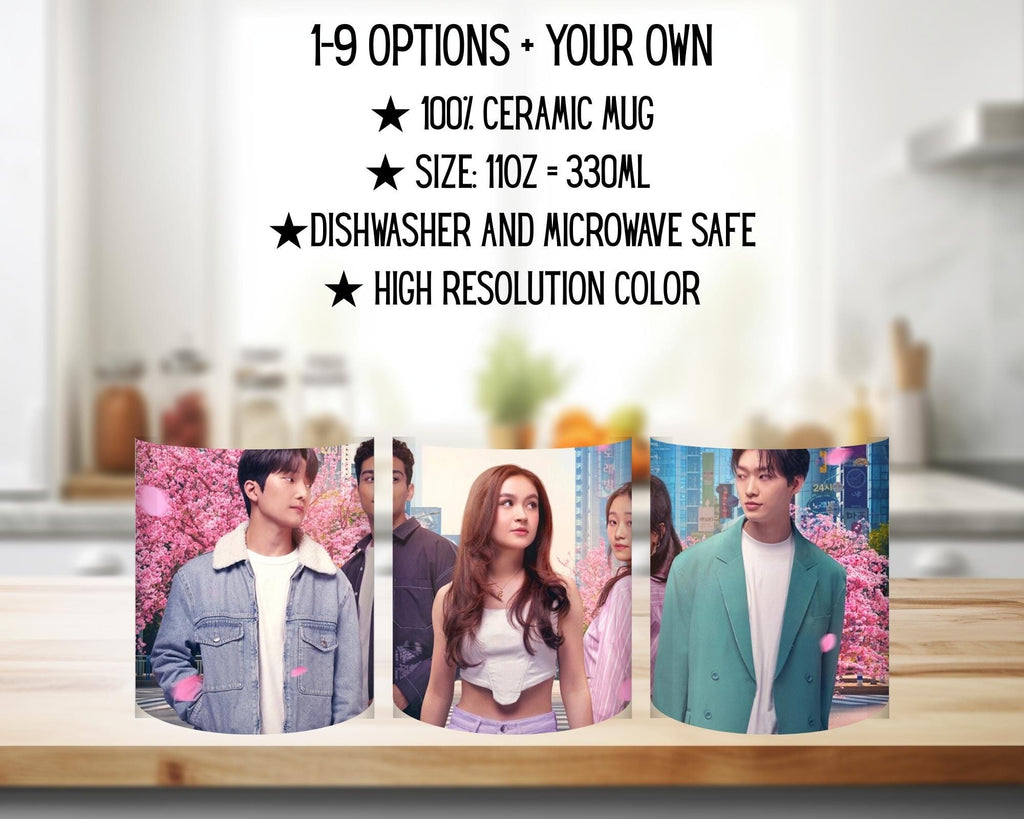 Xo, Kitty, Min Ho, Kitty Song Covey, Netflix, Dae-heon Kim, Yuri Han | 100% CERAMIC MUG, 11Oz = 330ml