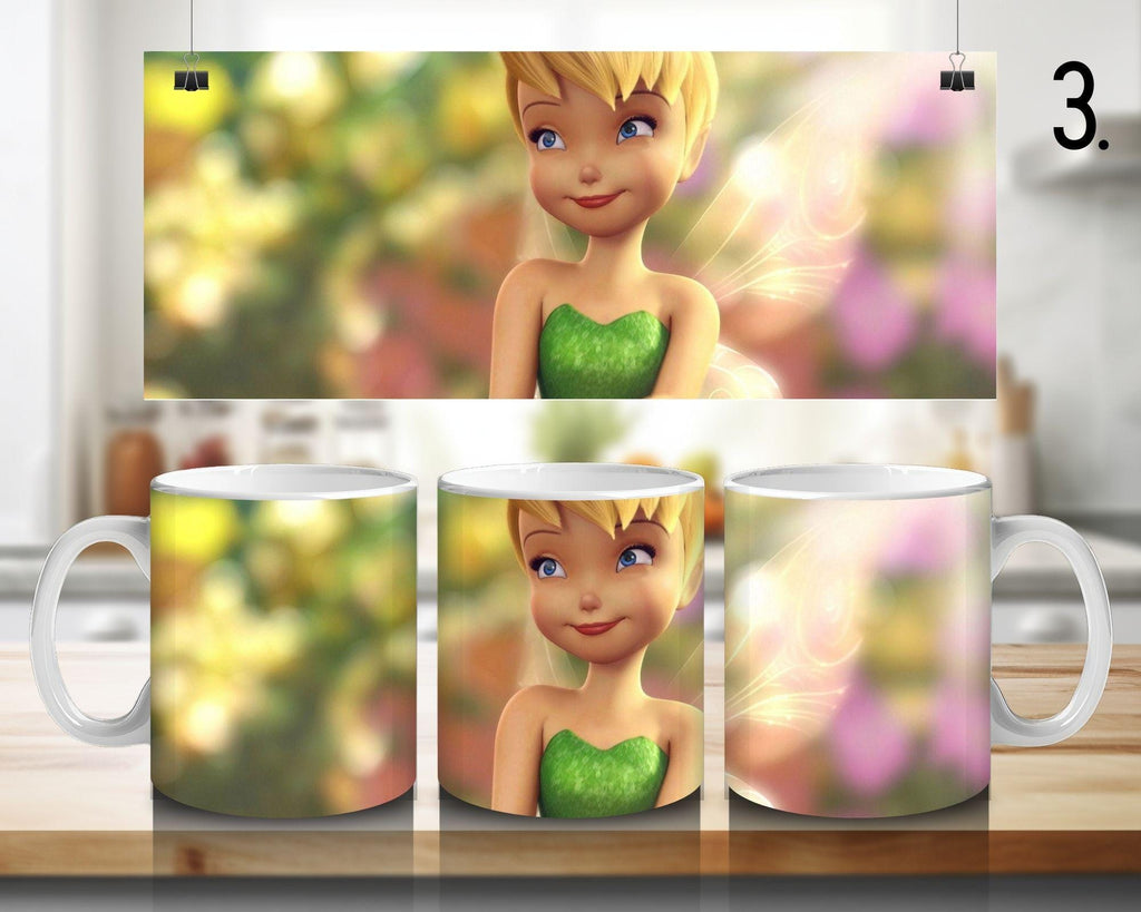 Tinker Bell, Silvermist, Periwinkle, Vidia, Queen Clarion, Lord Milori, Rosetta, Fawn, Bobble, Disney | 100% CERAMIC MUG, 11Oz = 330ml