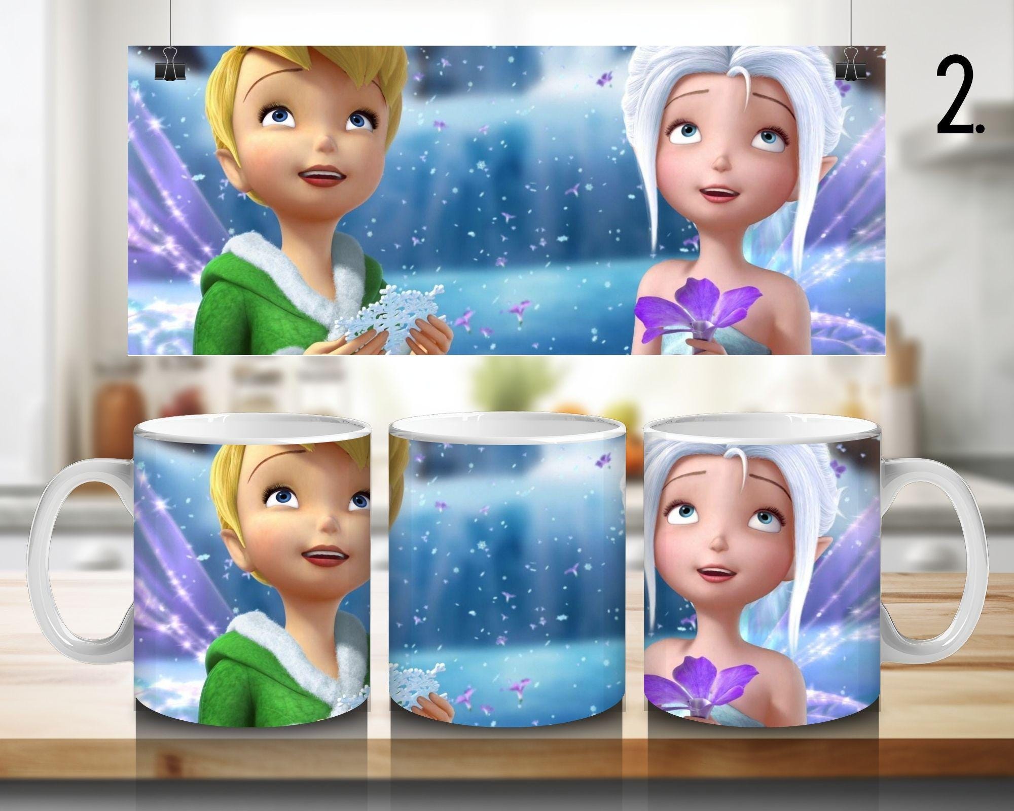 Tinker Bell, Silvermist, Periwinkle, Vidia, Queen Clarion, Lord Milori, Rosetta, Fawn, Bobble, Disney | 100% CERAMIC MUG, 11Oz = 330ml