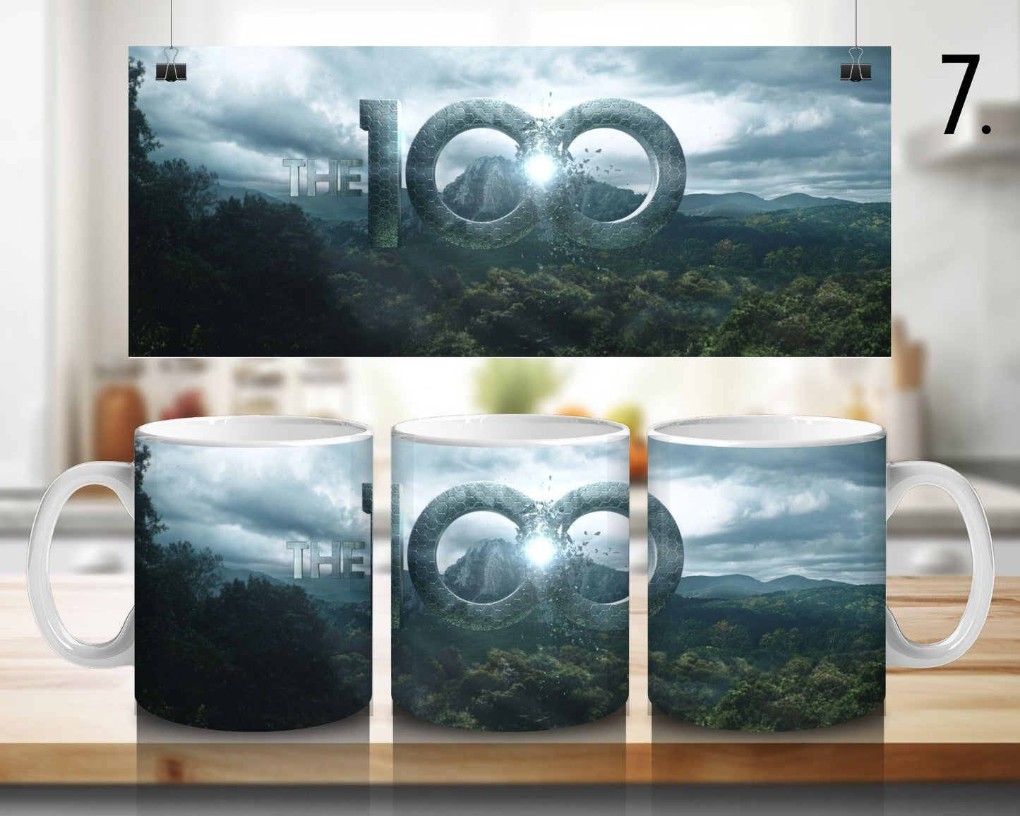 Ceramic mug The 100 / The 100 – Clarke Griffin, Bellamy Blake, Lexa
