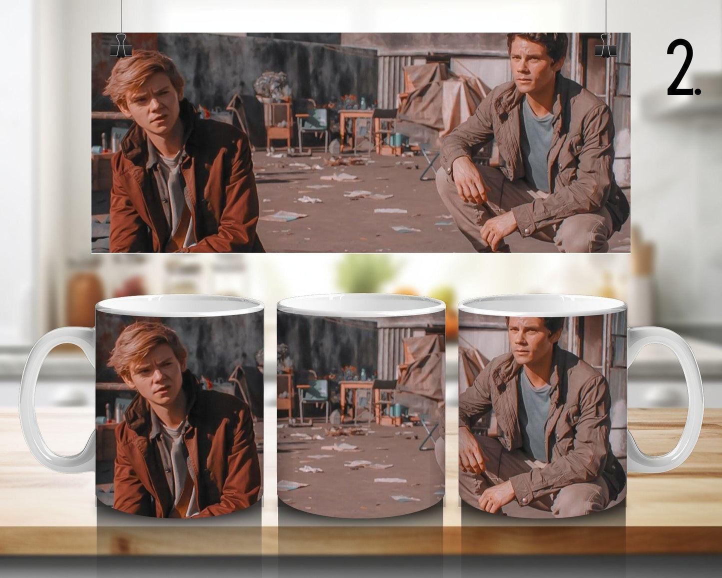 Kubek ceramiczny Więzień Labiryntu / The Maze Runner – Thomas i Newt