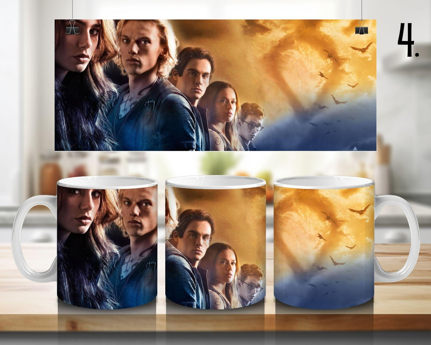 Kubek ceramiczny Nocni Łowcy / Shadowhunters – Clary Fray i Jace Wayland