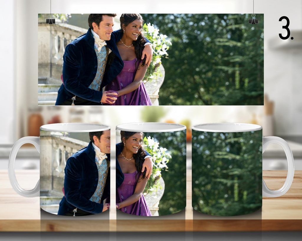 Bridgerton, Anthony, Eloise , Simon Basset, Colin, Kate Sharma , Daphne, Penelope | 100%CERAMIC MUG, 11Oz = 330ml