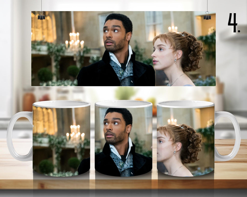 Bridgerton, Anthony, Eloise , Simon Basset, Colin, Kate Sharma , Daphne, Penelope | 100%CERAMIC MUG, 11Oz = 330ml