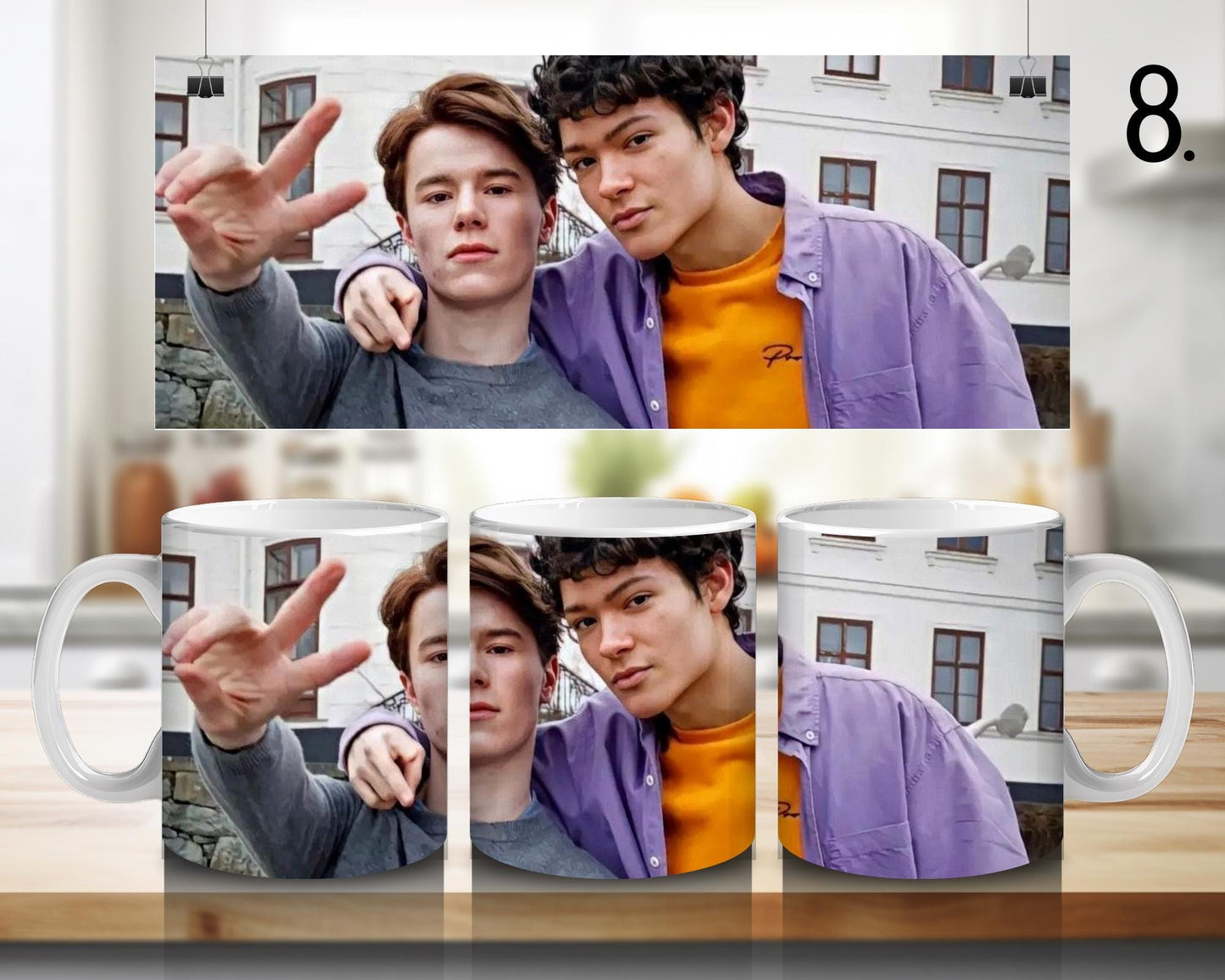 Ceramic mug Young Royals / Young Royals - Wilhelm and Simon