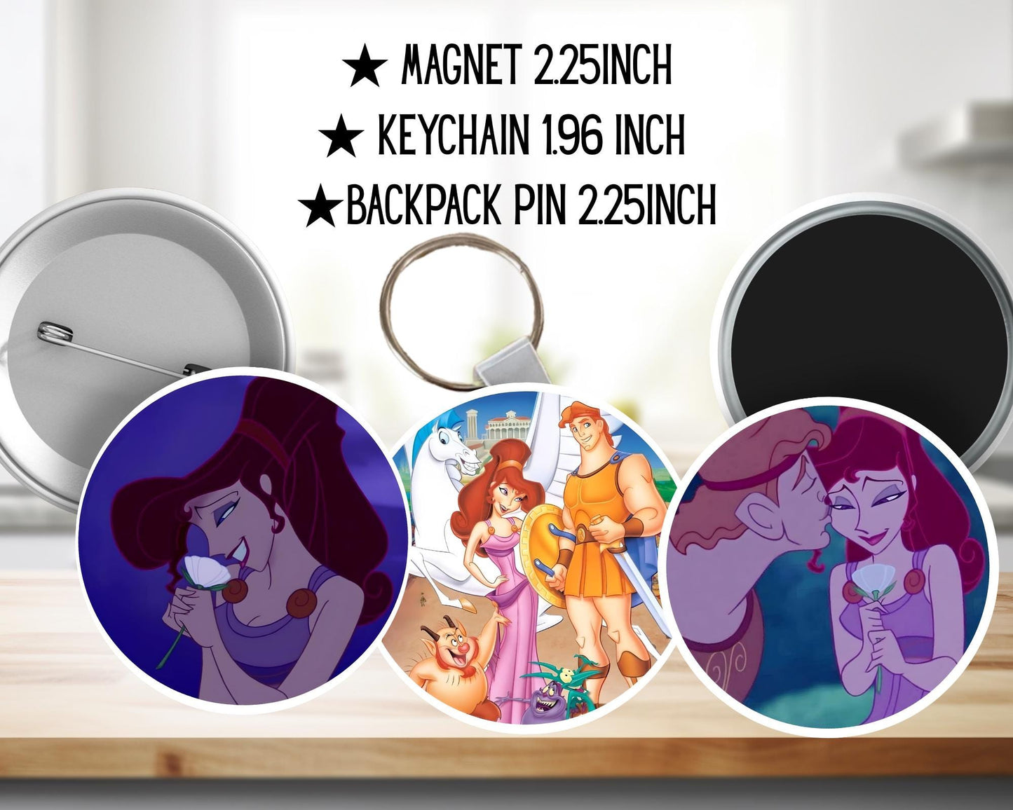 Hercules Accessories – Hercules, Hades, Megara