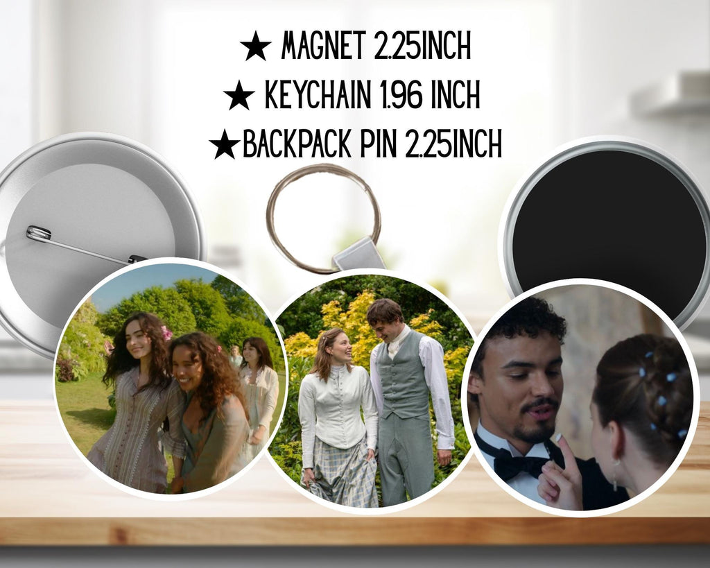 The Buccaneers, Nan St. George, Conchitta Closson, Guy Thwarte, Richard Marable, James Seadown, Theo,  Netflix | PINS, KEYCHAIN, MAGNET