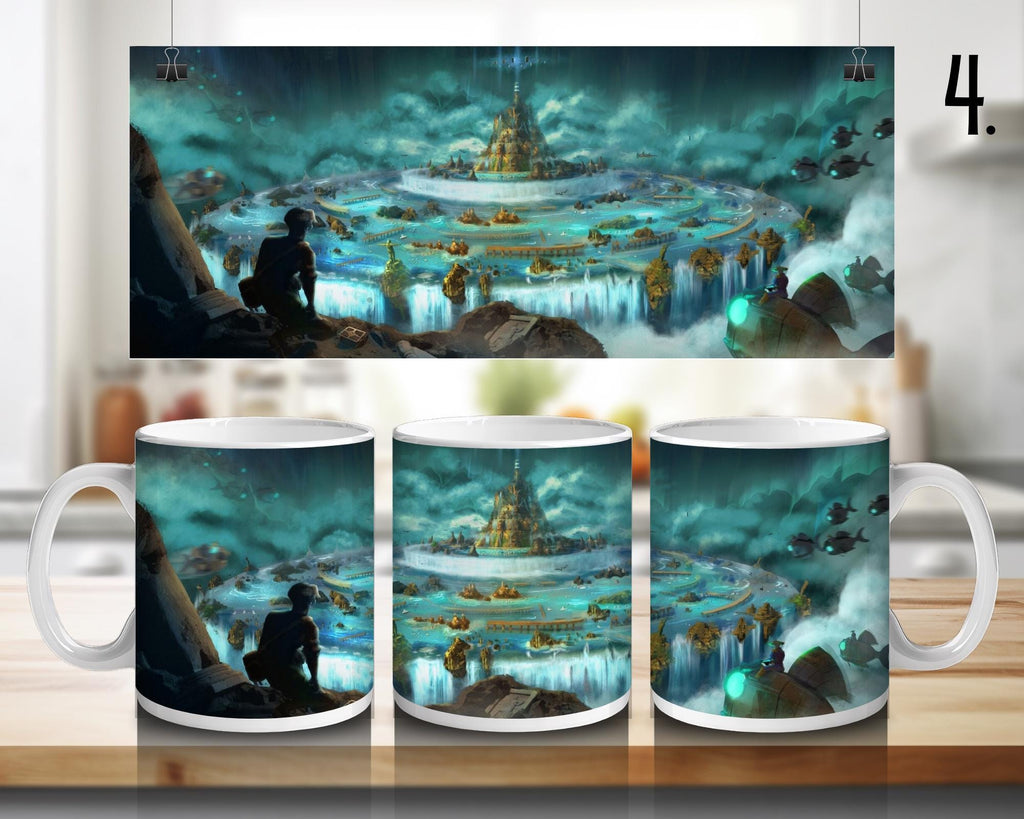 Atlantis: The Lost Empire, Milos Return, Milo, Kida, Kidagakash Nedakh, Audrey Ramirez, Vincenzo, Gaetan | 100% CERAMIC MUG, 11Oz = 330ml