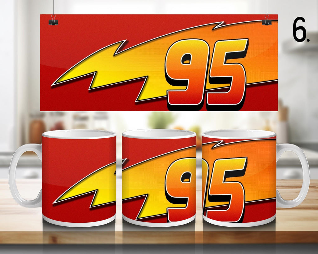 Cars, Lightning McQueen, Disney Pack | 100% CERAMIC MUG, 11Oz = 330ml