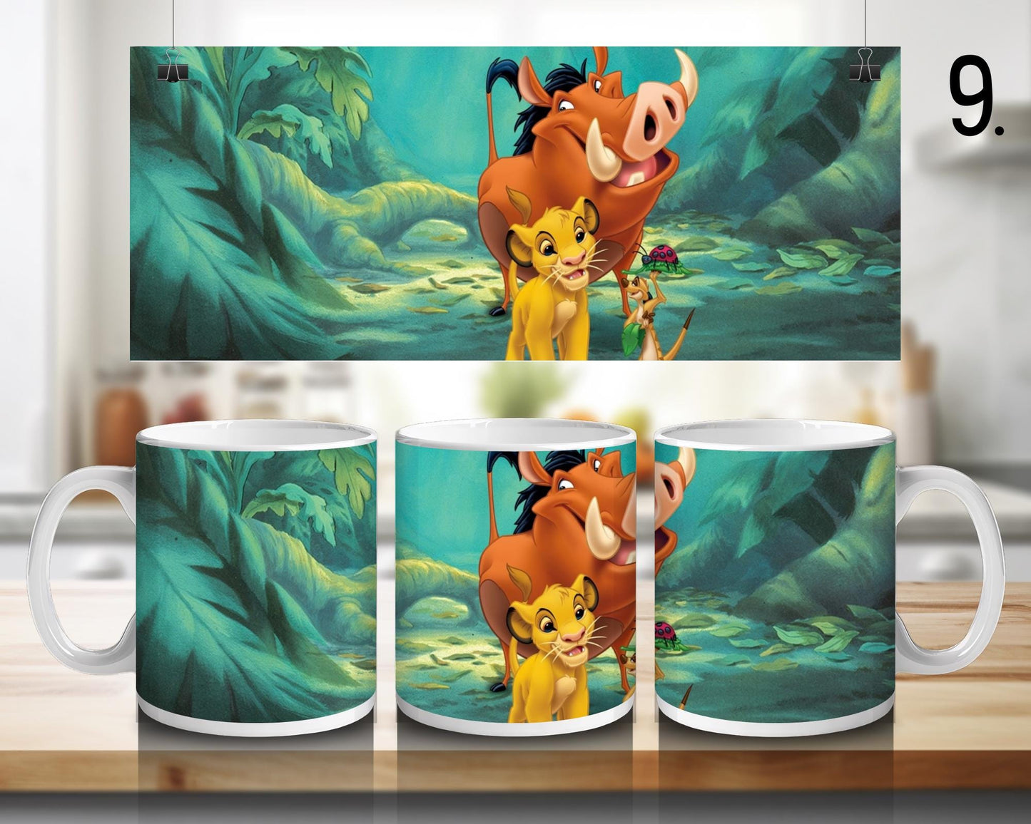 Kubek ceramiczny Król Lew / The Lion King – Simba i Nala