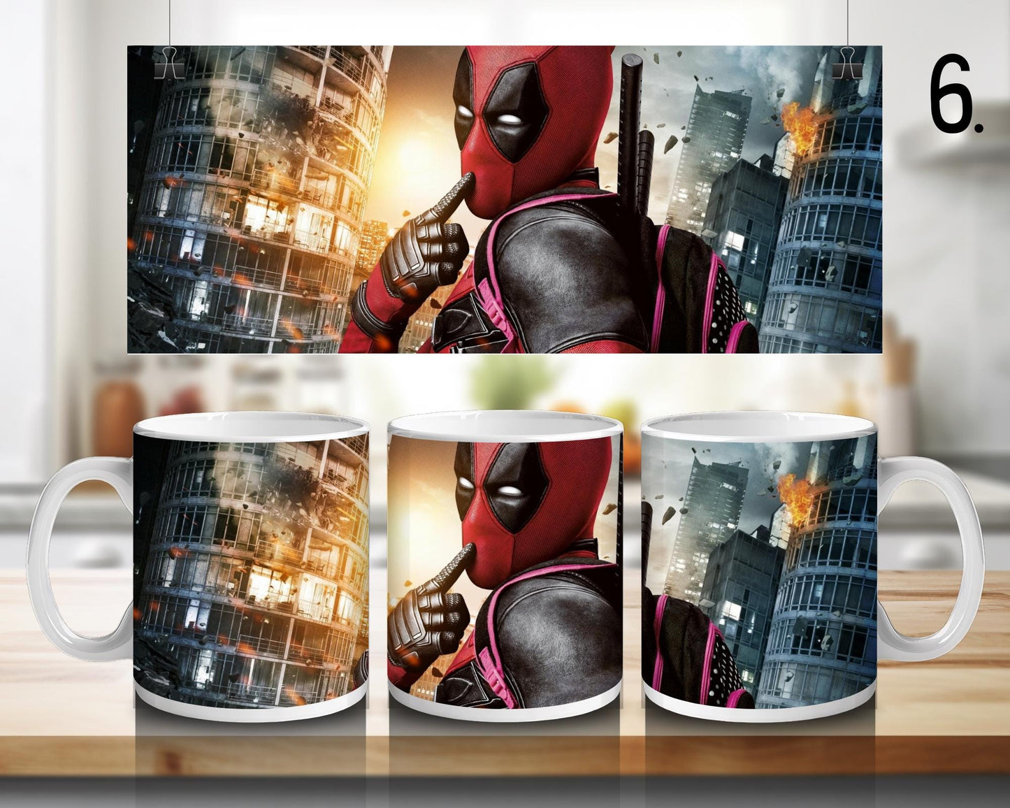 Deadpool and Wolverine Ceramic Mug / Deadpool & Wolverine – Marvel
