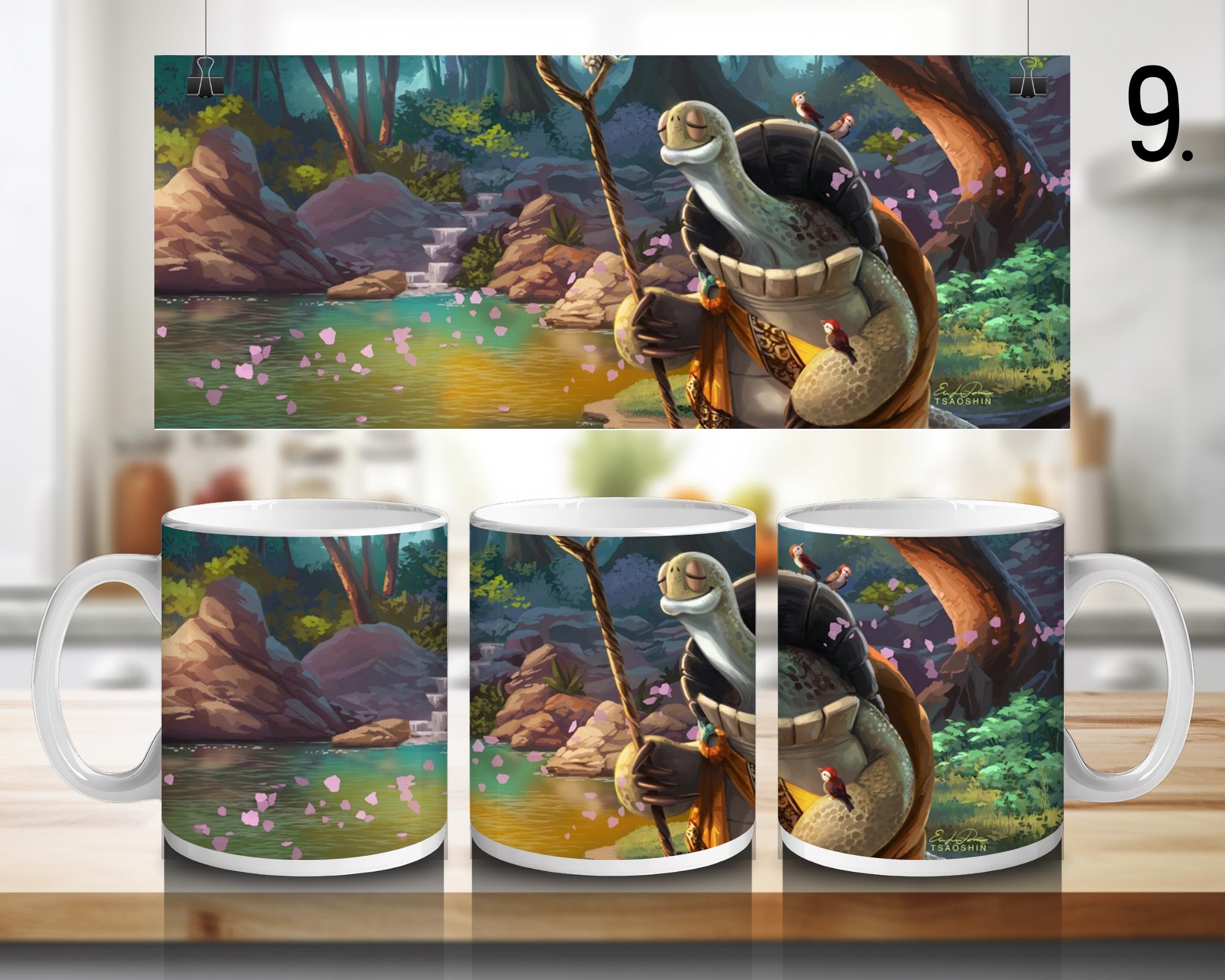 Kung fu panda, Poo, Disney Pack, Shifu, Tai Lung | 100% CERAMIC MUG, 11Oz = 330ml