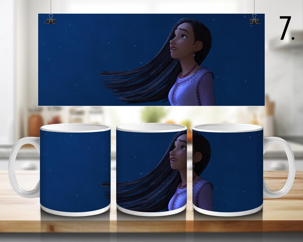 Wish, Disney Pack, Asha, Valentino | 100% CERAMIC MUG, 11Oz = 330ml