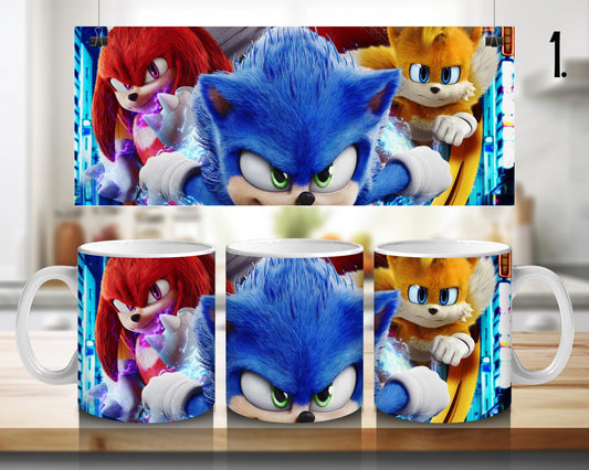 Kubek ceramiczny Sonic / Sonic the Hedgehog – Sonic, Shadow i Knuckles