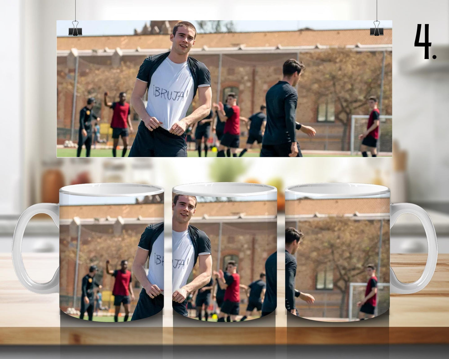 Ceramic mug Through My Window – Raquel and Ares