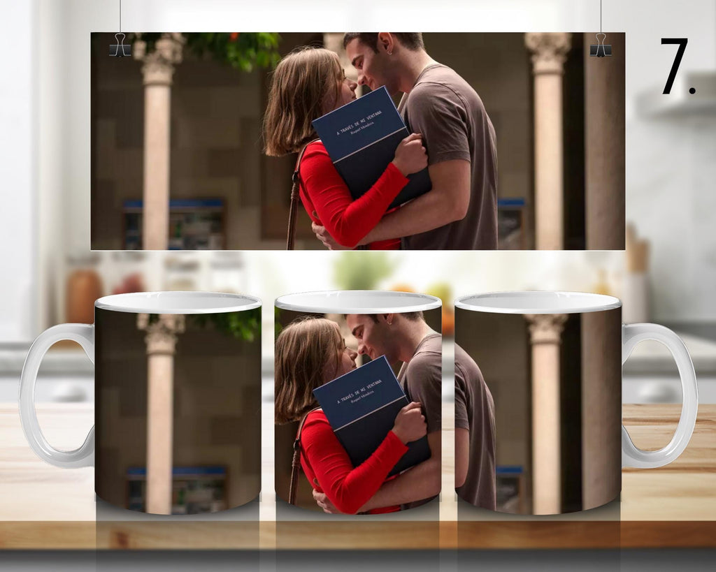 Through My Window, A través de mi ventana, Raquel, Ares, Apolo, Samy, Artemis | 100% CERAMIC MUG, 11Oz = 330ml