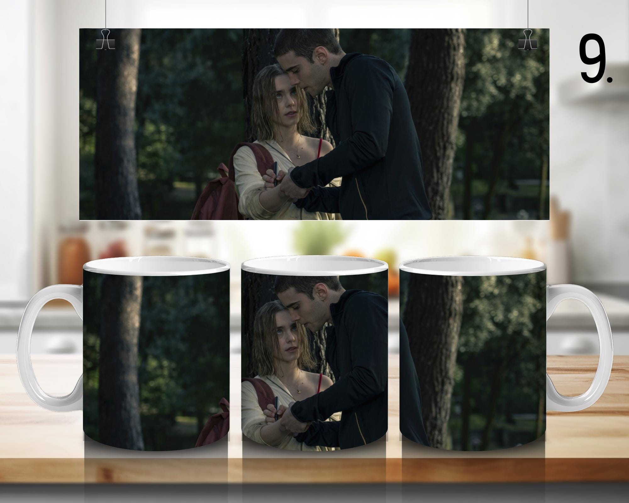 Through My Window, A través de mi ventana, Raquel, Ares, Apolo, Samy, Artemis | 100% CERAMIC MUG, 11Oz = 330ml