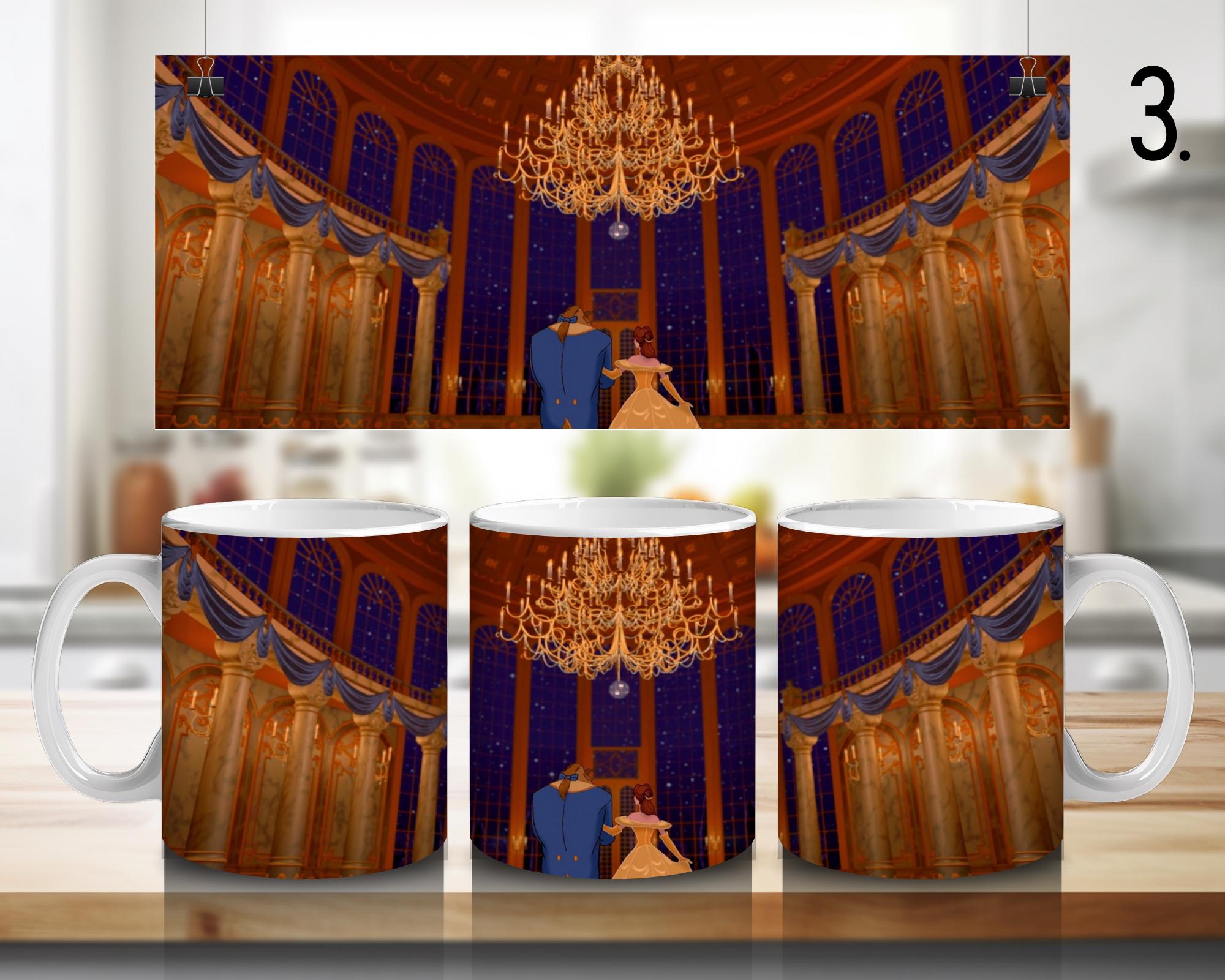 Belle, Beauty Beast, Princess, Beauty and the Beast, Princess Party, Disney | 100% CERAMIC MUG, 11Oz = 330ml