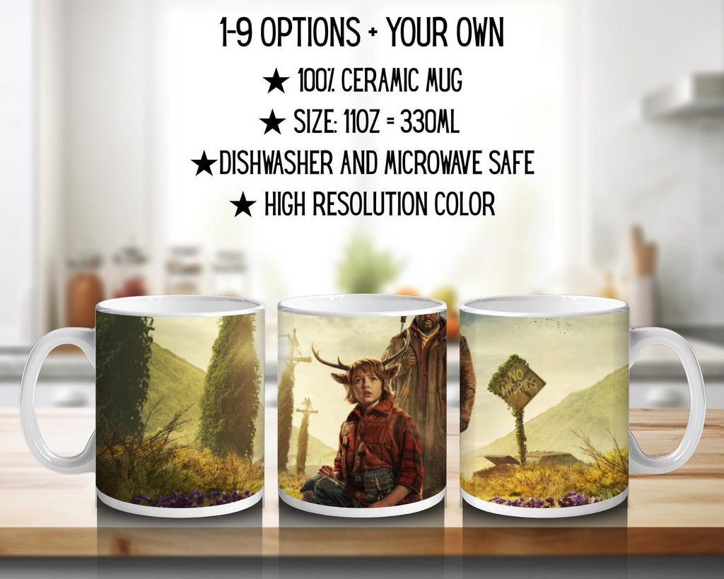 Sweet Tooth, Gus, Tommy Jepperd, Aditya Singh , Bear, Wendy Walker, Birdie, Netflix | 100% CERAMIC MUG, 11Oz = 330ml