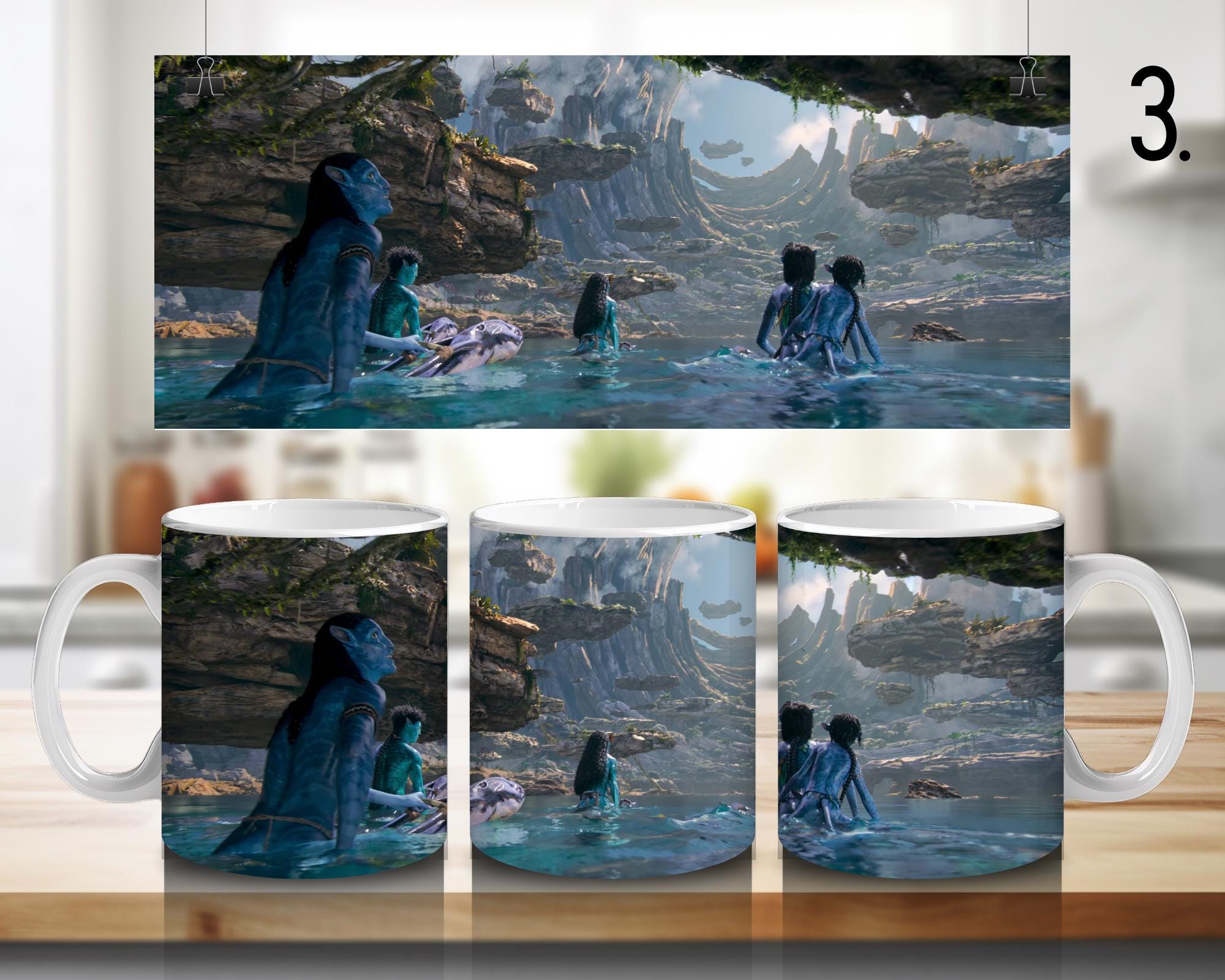 Avatar, Pandora, Jake Sully, Neytiri, Kiri | 100% CERAMIC MUG, 11Oz = 330ml