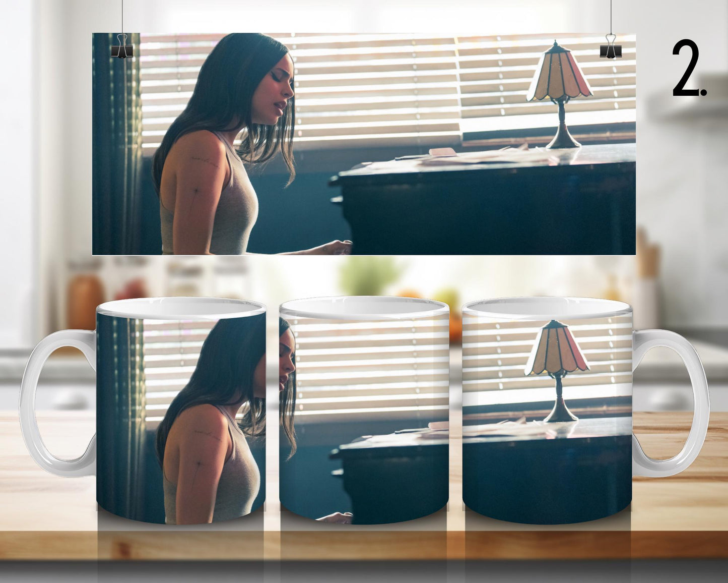 Kubek ceramiczny Purpurowe Serca / Purple Hearts – Cassie i Luke