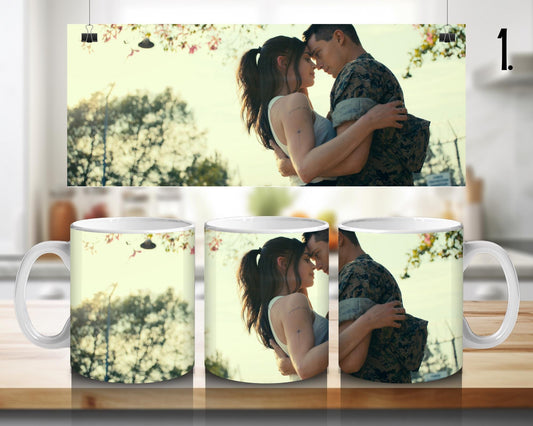 Kubek ceramiczny Purpurowe Serca / Purple Hearts – Cassie i Luke