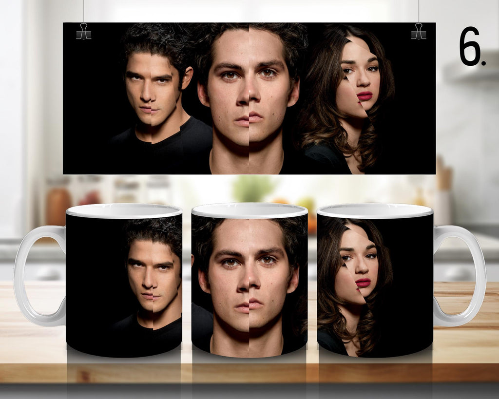 Teen Wolf, Scott, Stiles, Lydia, Alison, Stiles Stilinski, Lydia Martin, Allison Argent, Derek Hale  | 100% CERAMIC MUG, 11Oz = 330ml