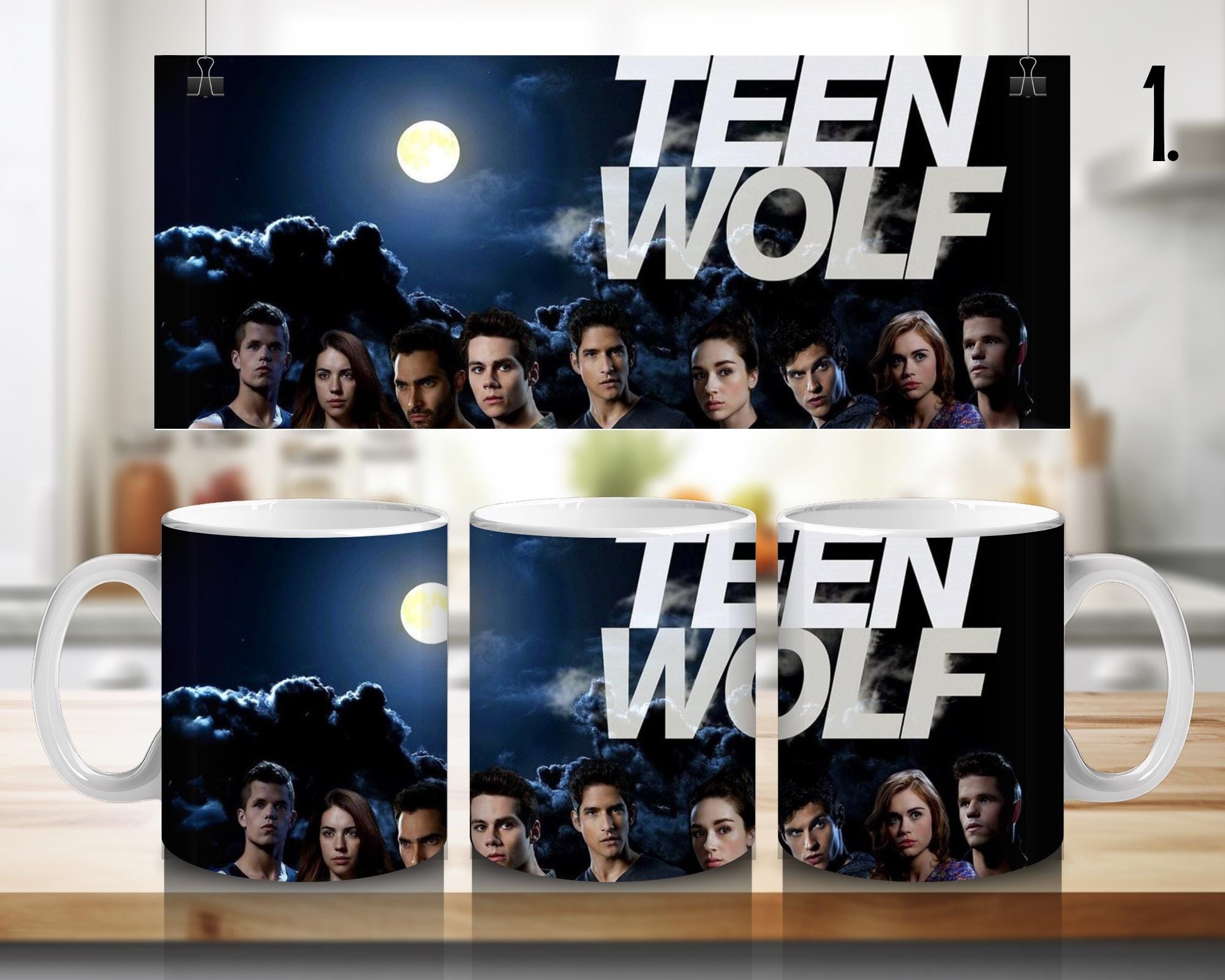 Teen Wolf, Scott, Stiles, Lydia, Alison, Stiles Stilinski, Lydia Martin, Allison Argent, Derek Hale  | 100% CERAMIC MUG, 11Oz = 330ml