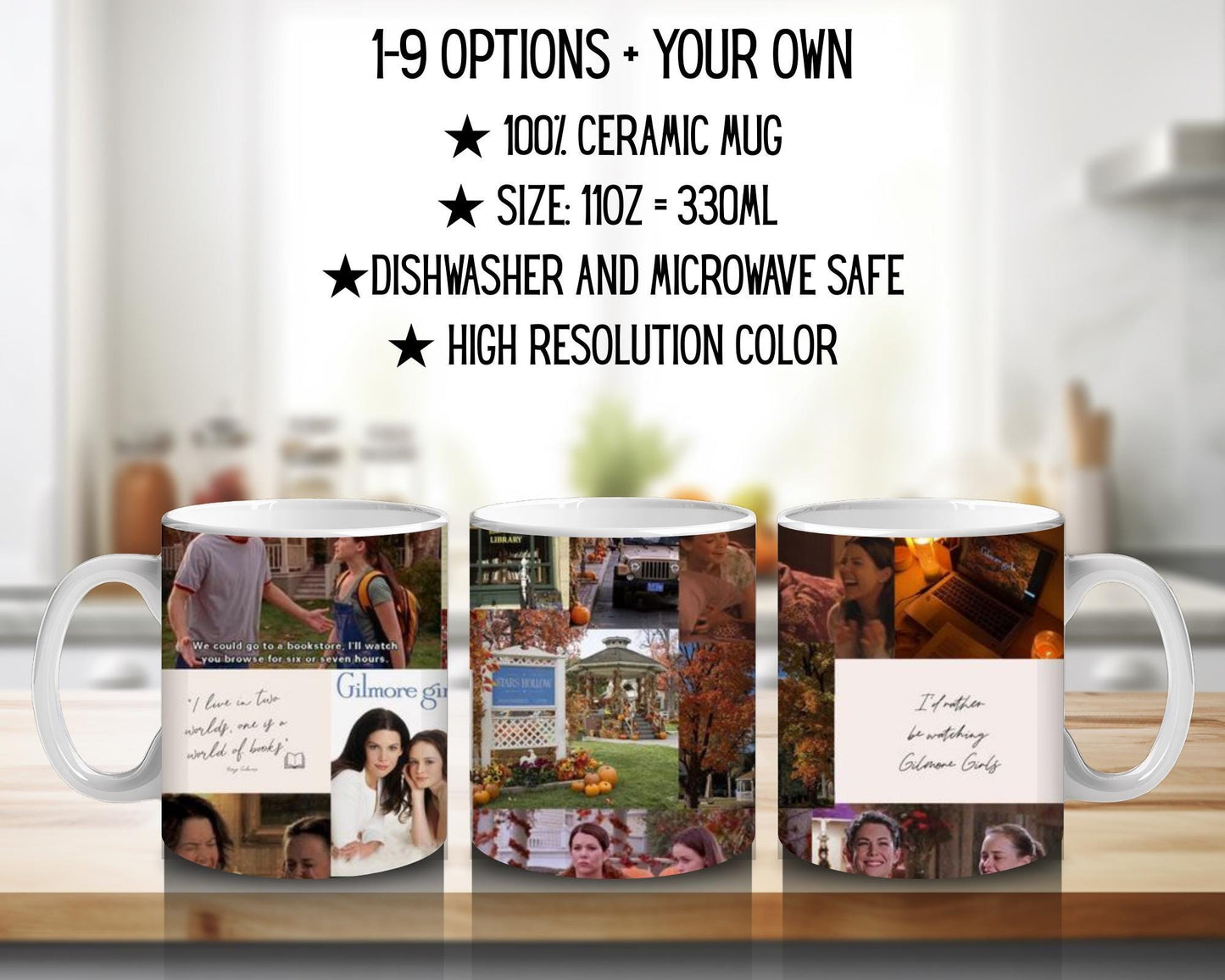 Kubek ceramiczny Kochane kłopoty / Gilmore Girls – Lorelai i Rory