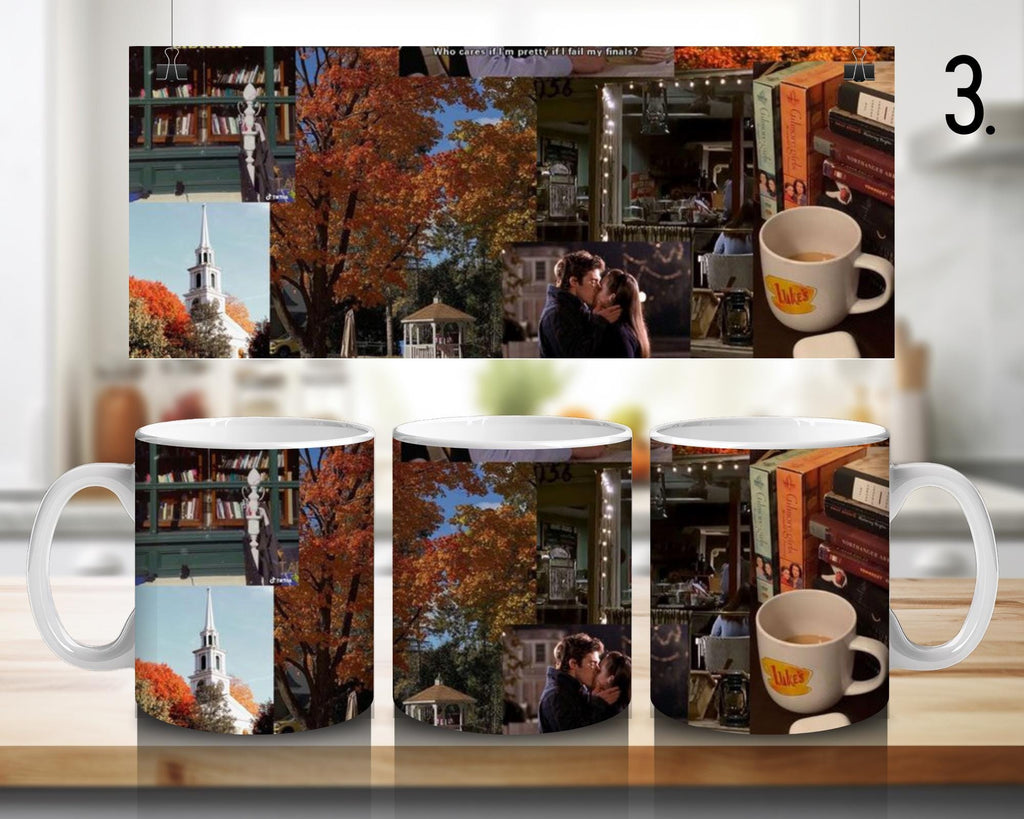 Gilmore Girls, Lorelai Gilmore, Rory Gilmore, Luke Danes, Sookie St. James, Michel Gerard, Luke Danes, Dean | 100% CERAMIC MUG, 11Oz = 330ml