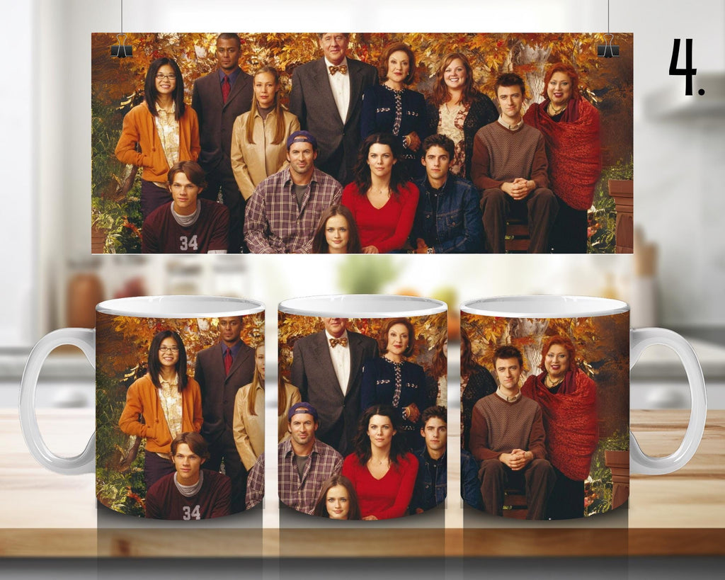 Gilmore Girls, Lorelai Gilmore, Rory Gilmore, Luke Danes, Sookie St. James, Michel Gerard, Luke Danes, Dean | 100% CERAMIC MUG, 11Oz = 330ml