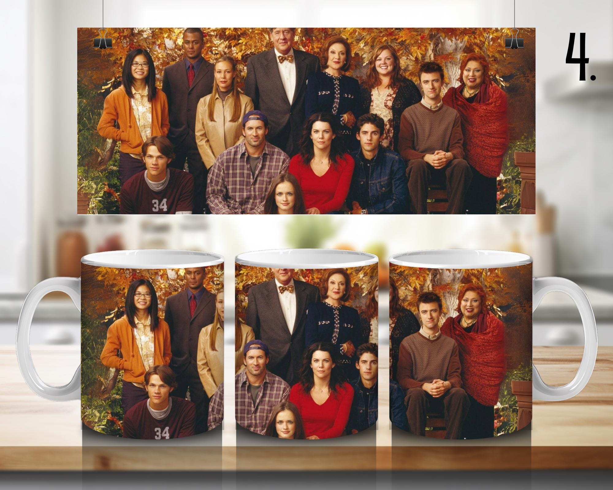 Gilmore Girls, Lorelai Gilmore, Rory Gilmore, Luke Danes, Sookie St. James, Michel Gerard, Luke Danes, Dean | 100% CERAMIC MUG, 11Oz = 330ml