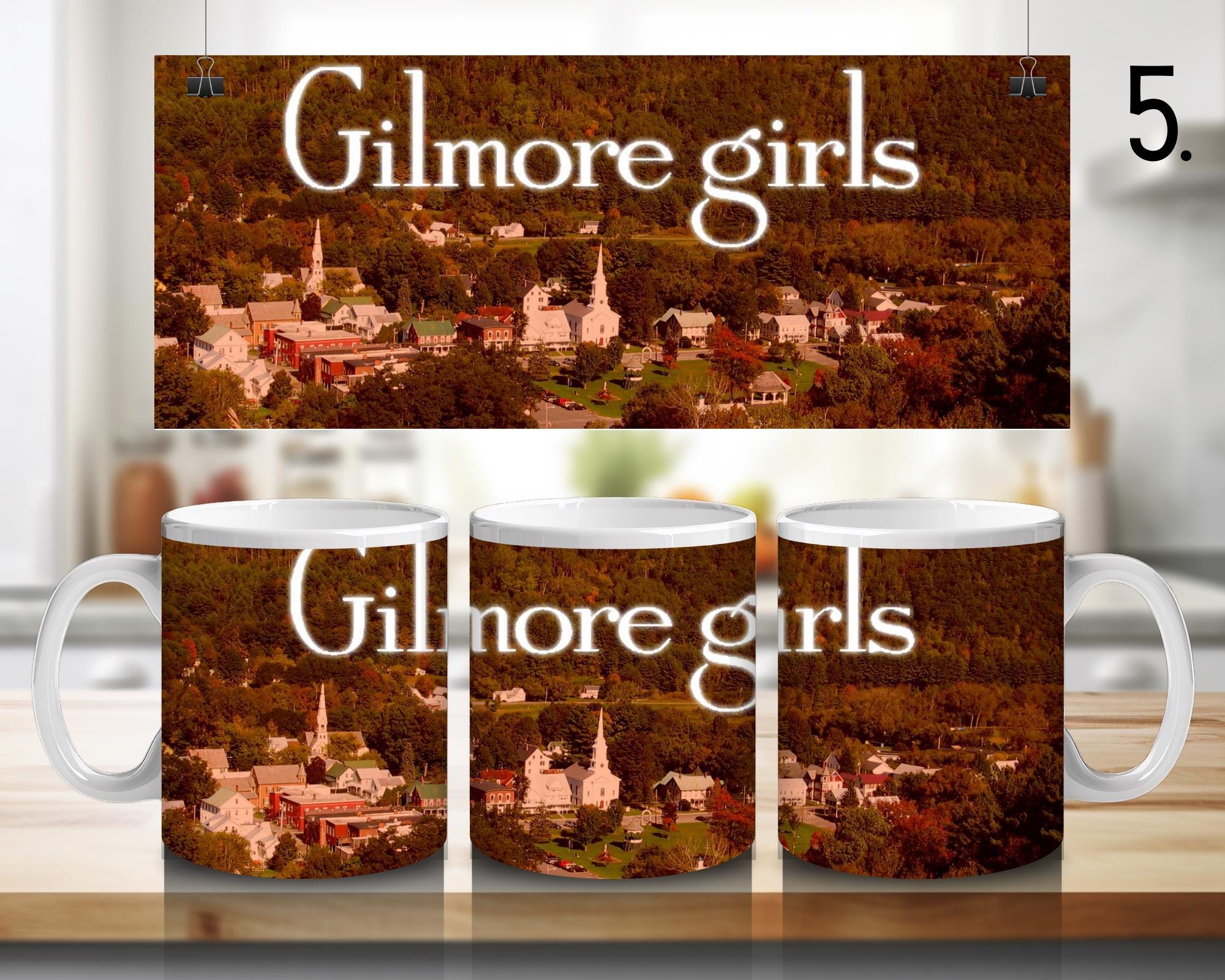 Gilmore Girls, Lorelai Gilmore, Rory Gilmore, Luke Danes, Sookie St. James, Michel Gerard, Luke Danes, Dean | 100% CERAMIC MUG, 11Oz = 330ml