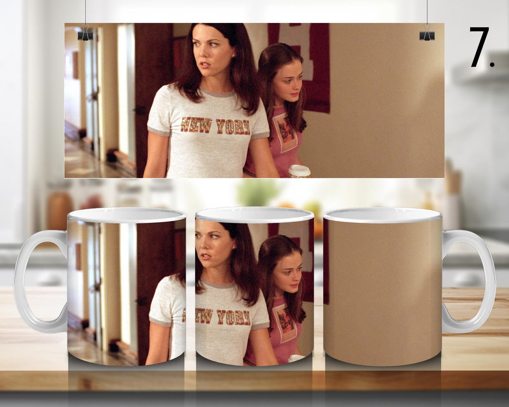 Gilmore Girls, Lorelai Gilmore, Rory Gilmore, Luke Danes, Sookie St. James, Michel Gerard, Luke Danes, Dean | 100% CERAMIC MUG, 11Oz = 330ml