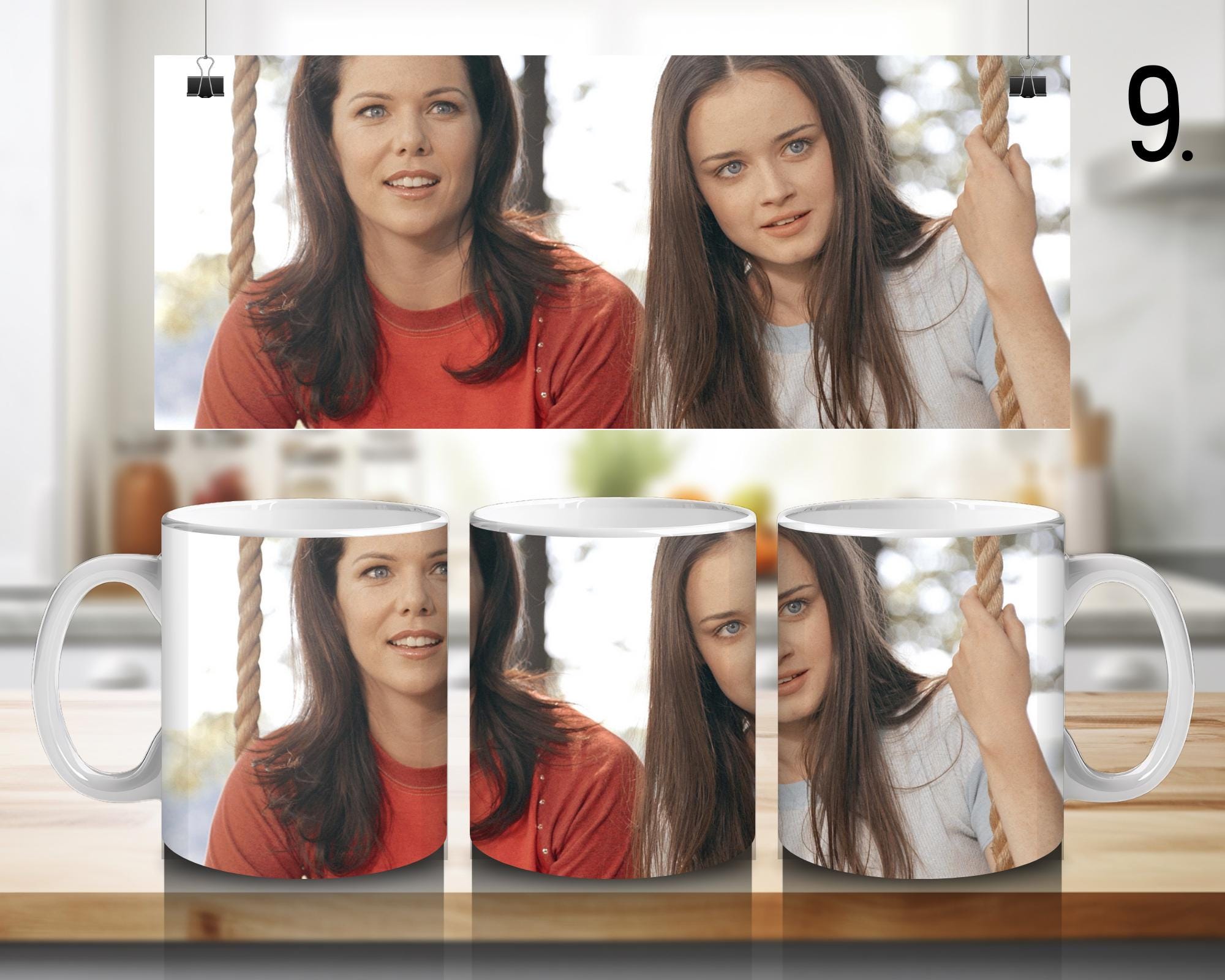 Gilmore Girls, Lorelai Gilmore, Rory Gilmore, Luke Danes, Sookie St. James, Michel Gerard, Luke Danes, Dean | 100% CERAMIC MUG, 11Oz = 330ml